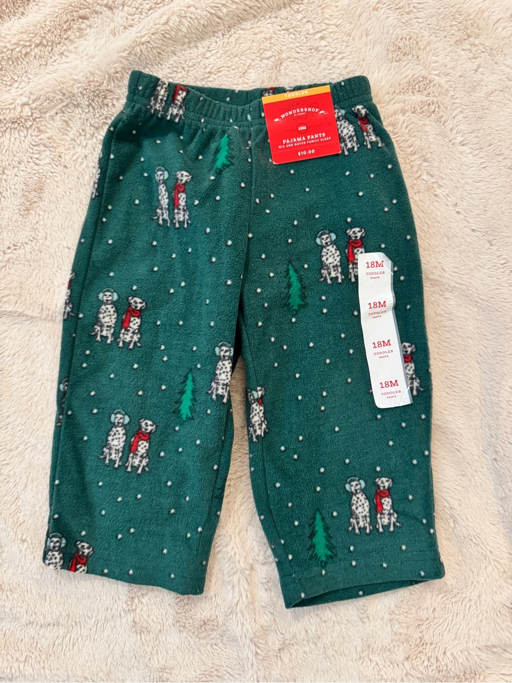 NWT Wondershop Christmas Pajama Pants 18 Months